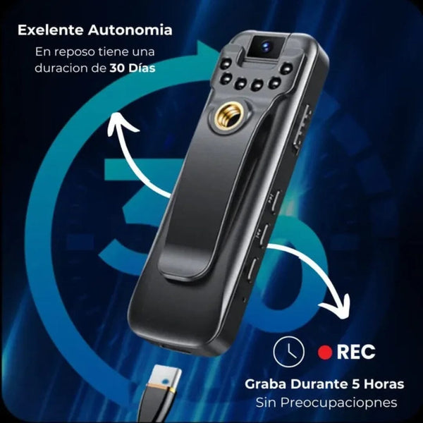 Cámara Portátil HD Profesional Full HD 4K edición limitada + Tarjeta de memoria de 128 GB✅